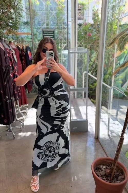 Vestido Tule Flora