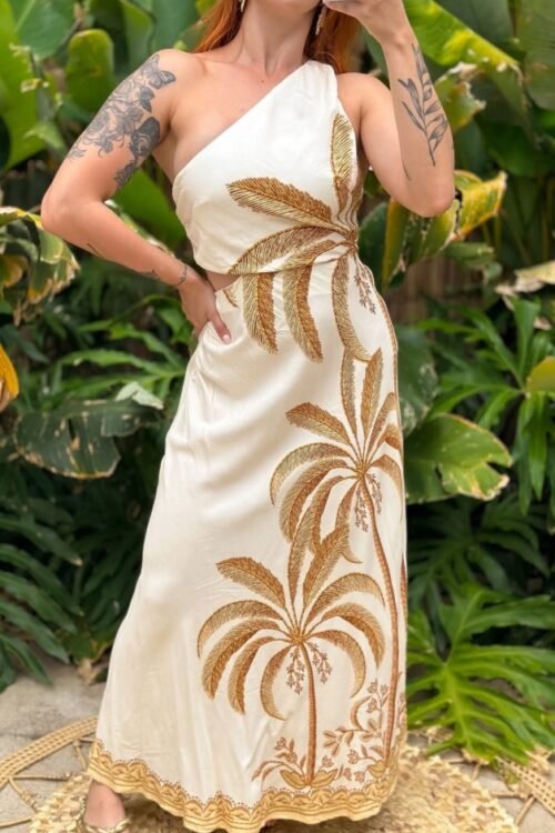 Vestido ombro só passagem