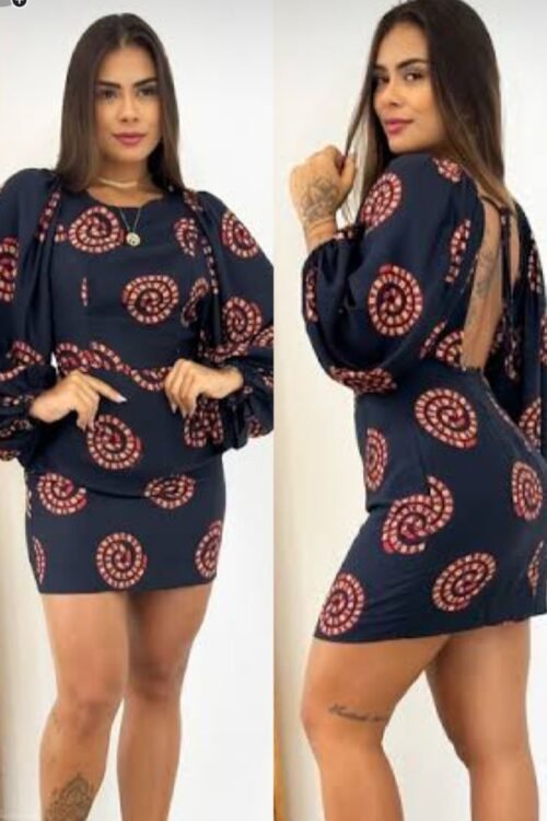 Vestido cobra coral