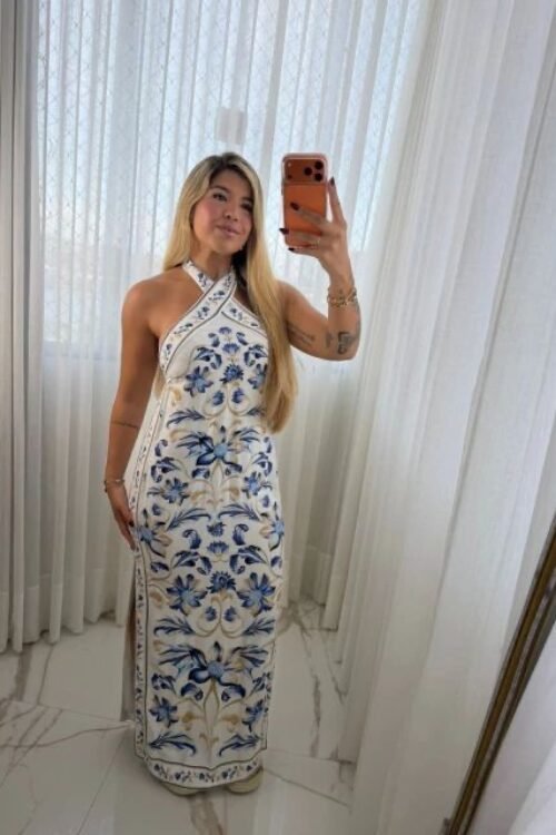 Vestido azulejaria