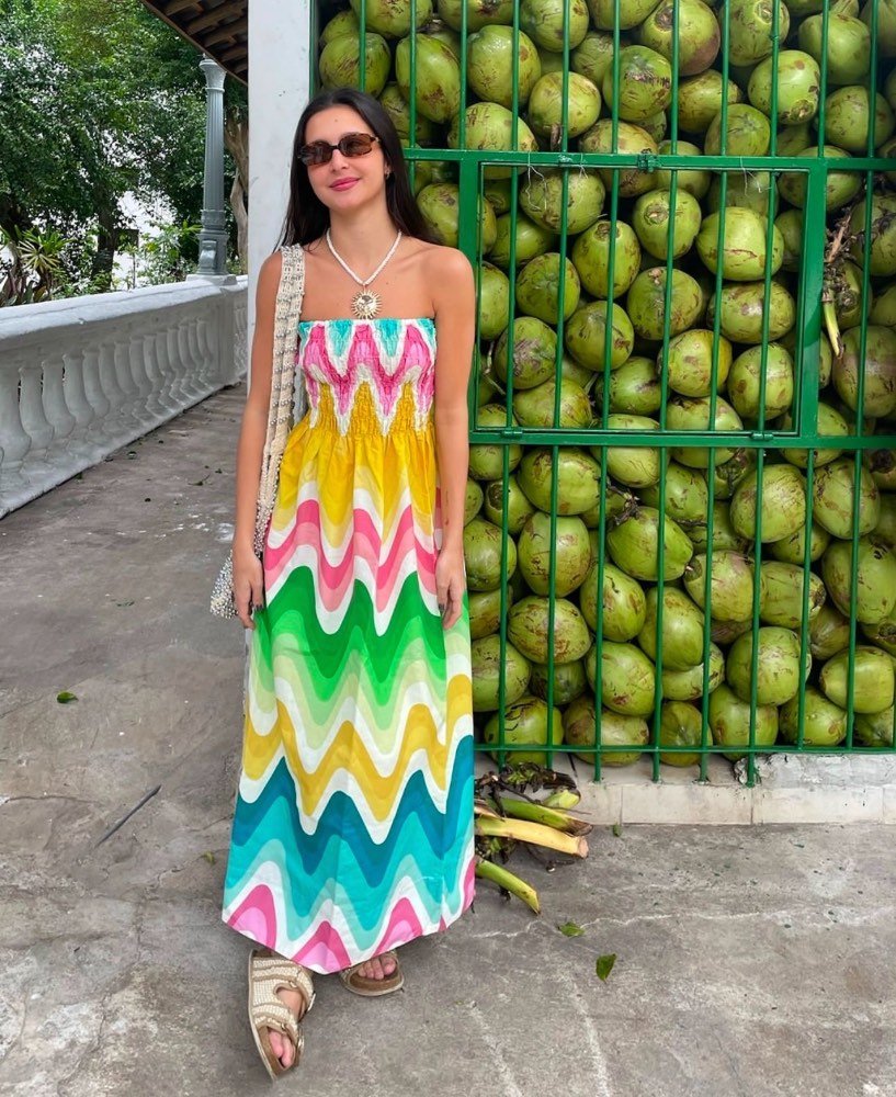 Vestido onda degrade