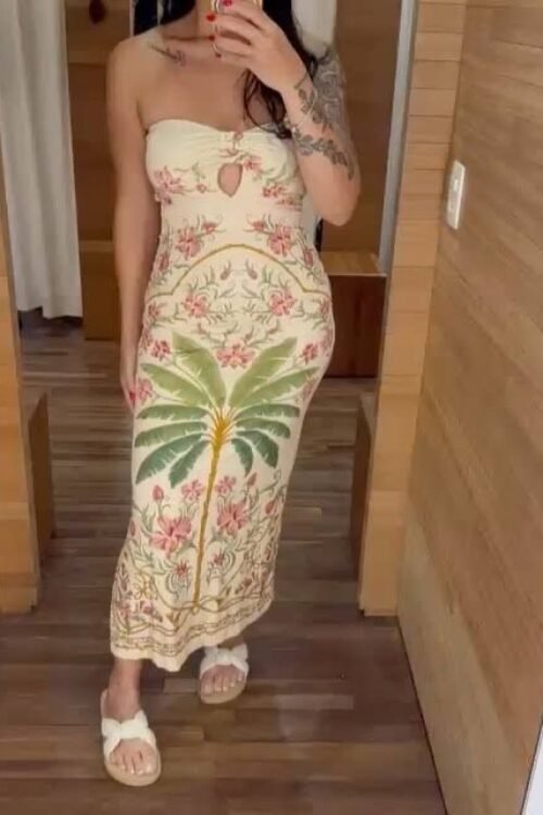 Vestido mídi nusa