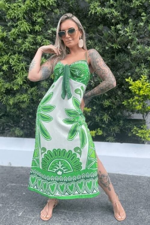 Vestido coqueiro
