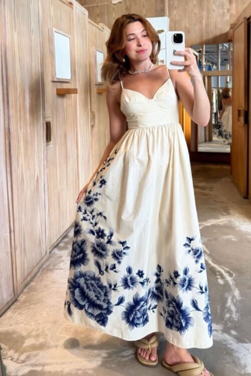 Vestido cropped Nara floral