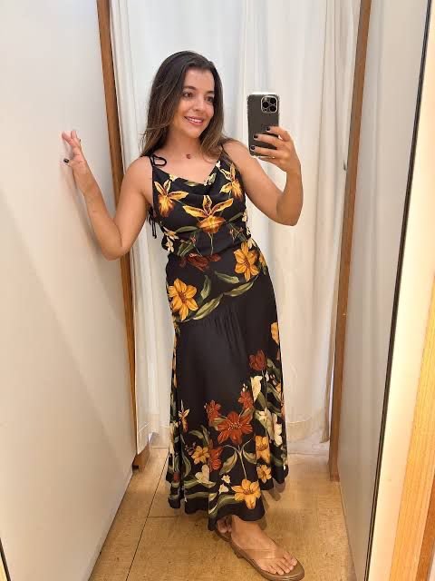 Vestido selva de flor