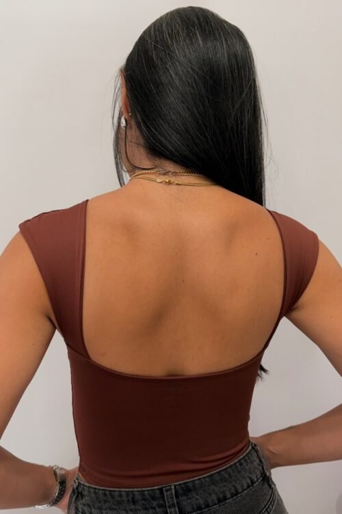 Blusa Mar Marrom